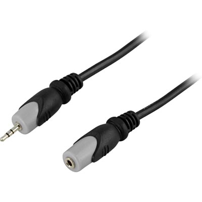 Deltaco 2.5mm Male-Female Audio Extension Cable, 3m